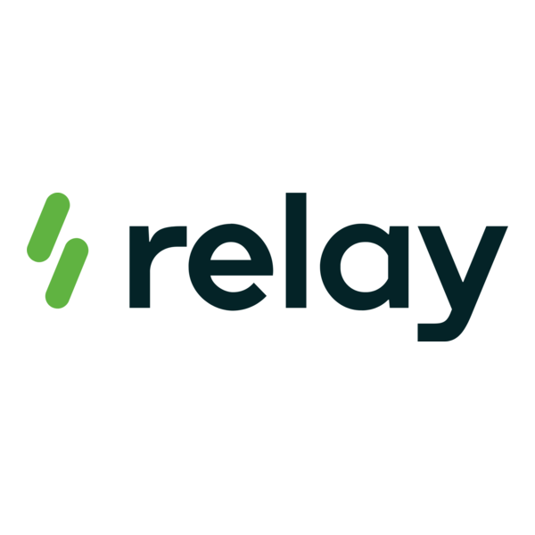 Relay logo, a US business bank we submit anonymous LLC applications to